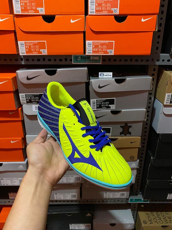 Sepatu Futsal Mizuno Rebula Sala Select IN Flash Blue Q1GA192227 BNIB 1