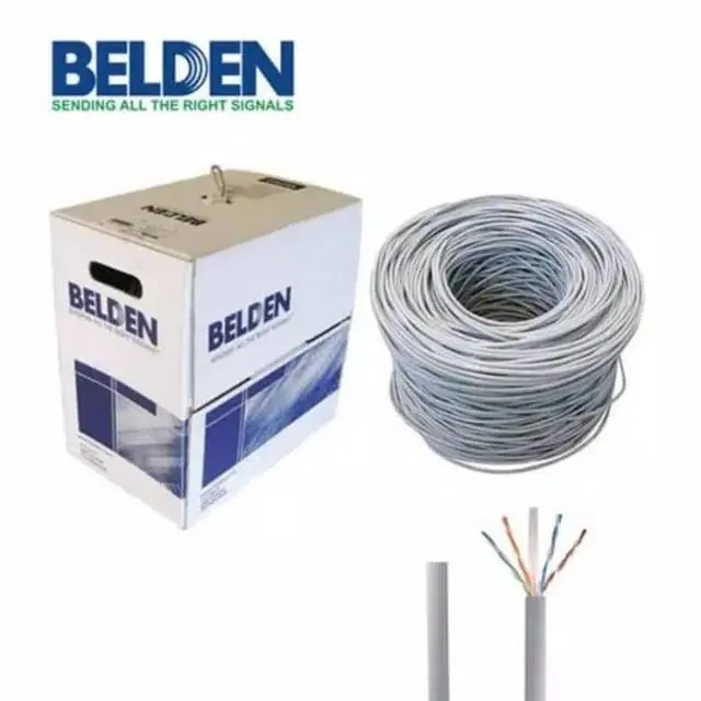 KABEL LAN UTP cat 6 / cat6 BELDEN made in USA meteran / eceran 3