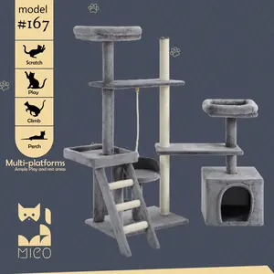 Cat Tree - Kandang Kucing - Cat Play - Rumah Kucing - Garukan Kucing