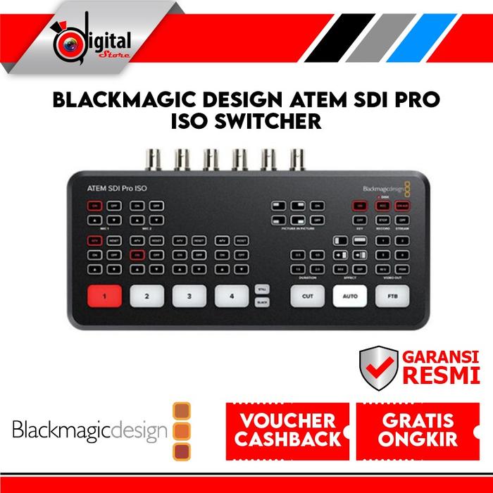 Jual Blackmagic Design ATEM SDI Pro ISO Switcher - Jakarta Pusat ...