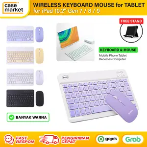 Keyboard for iPad 7 8 9 10.2 inch Wireless Mouse Set Tablet Phone Stand