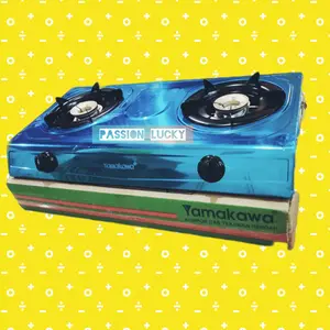 KOMPOR GAS DUA 2 TUNGKU STAINLESS STELL