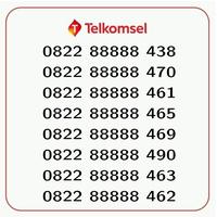 Gambar nomor cantik simpati loop panca 88888 dari celly cell Kab. Kediri 1 Tokopedia