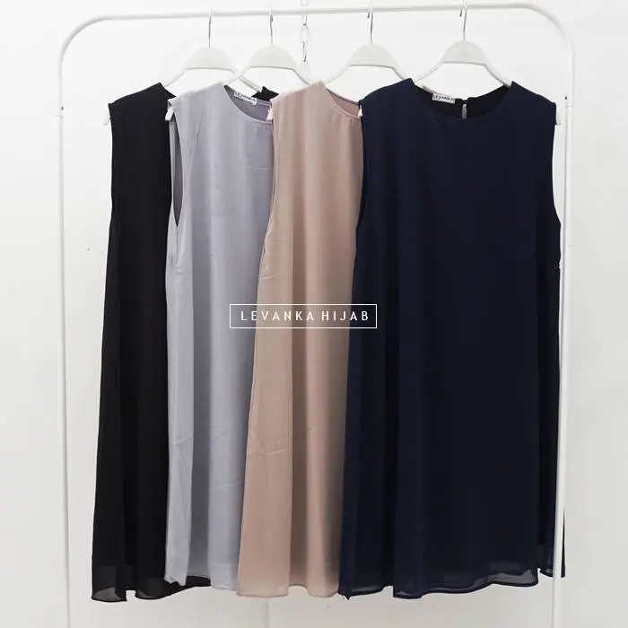 MEIDI Inner / Outer Tunik Tanpa Lengan atau Inner tanktop model tunik