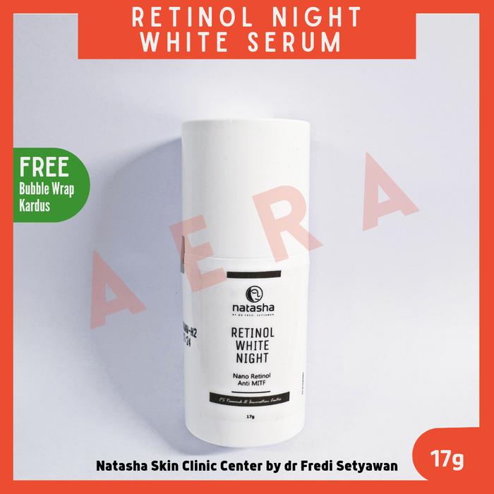 Gambar RETINOL WHITE NIGHT SERUM/SERUM MALAM/SERUM RETINOL/SERUM NATASHA dari Skincarenyaindonesia Kota Surabaya Tokopedia
