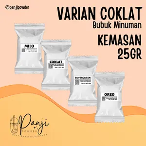 bubuk minuman rasa coklat 25gr serbuk minuman aneka rasa powder minuma