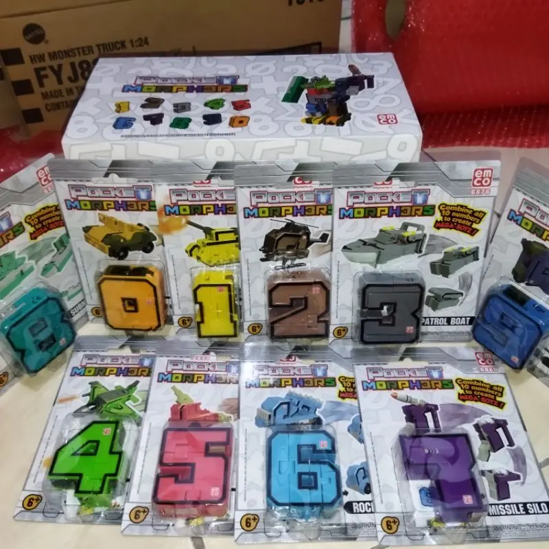 EMCO POCKET MORPHERS 1 SET ANGKA 0-9 (10 PCS) ORIGINAL 1
