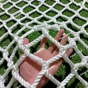 Jaring nilon lubang 8 Cm jaring pengaman Hammock, Outbound Safety net