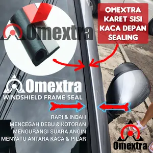 Karet Kaca Mobil Seal Kaca Depan Mobil Peredam Suara Angin Debu Sealin