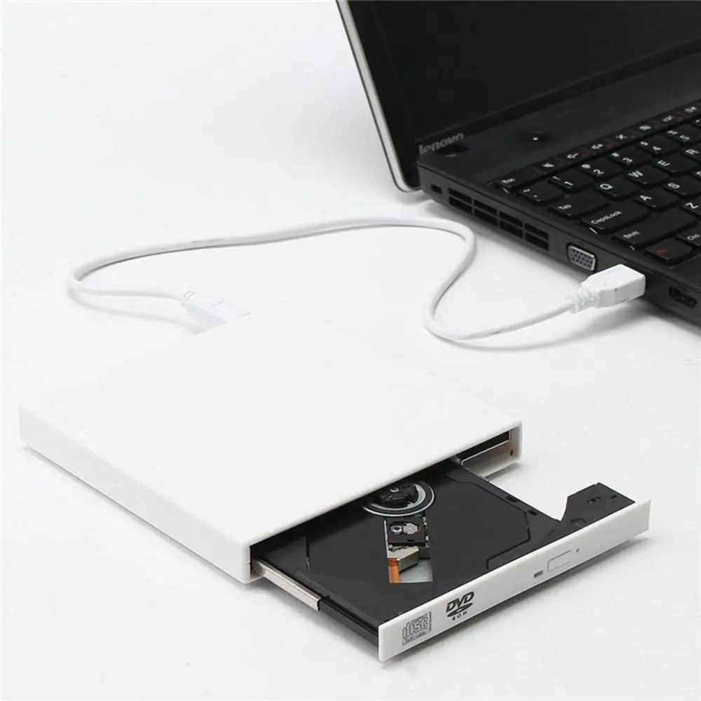 USB DVD CD ROM RW R External ROM RW Slim Portable Laptop Optical Drive