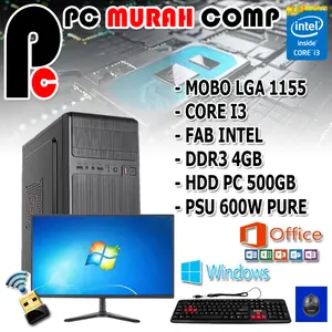 Komputer RAKITAN PC CPU UNBK / OFFICE i3 Siap pakai