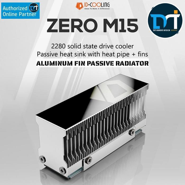 Gambar ID Cooling ZERO M15 - M.2 2280 NVMe NGFF SSD Heatsink Cooler Aluminium dari Duta Mandiri Infokom Kota Administrasi Jakarta Pusat Tokopedia