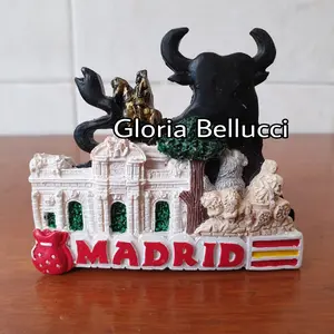 souvenir madrid magnet kulkas mancanegara spain spanyol