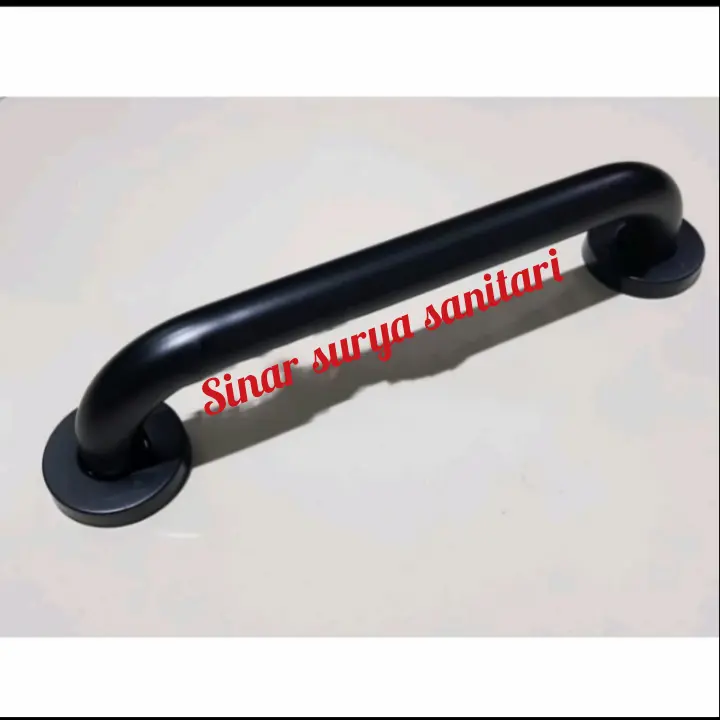 Grab bar black 30 cm / pegangan kamar mandi 30 cm