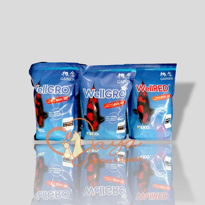 Gambar Pakan Koi Premium Well Gro 2Kg (M) Floating by Paman Koi Keko dari Jaya Aquarium Petshop Kab. Pati Tokopedia