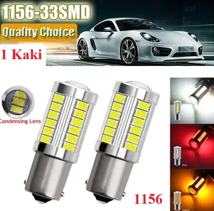 Lampu Led Sein sen Bayonet Monster 1 kaki 33 Mata Mundur 1156 BA15S