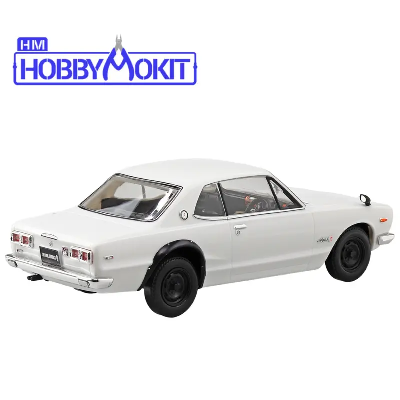AOSHIMA SNAP KIT 1/32 NISSAN SKYLINE 2000 GT-R (WHITE) (09B) 2