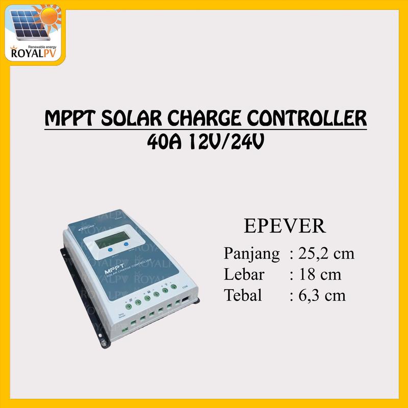EPEVER Tracer4210AN MPPT 40A – Régulateur Solaire Ultra Efficace 12/24V Pour Camping-car Et Installation PV