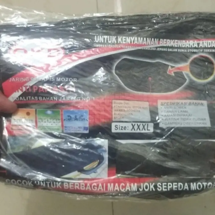 SARUNG JARING COVER PENUTUP JOK MOTOR UK XXXL NEW NMAX LEXY PCX ADV 3