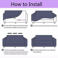 Gambar COVER SARUNG KURSI SOFA ELASTIS 2 SEATER DUDUKAN dari Eljida Store Kota Tangerang 2 Tokopedia