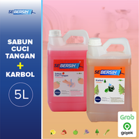 Gambar (BUNDLING) Sebersih Sabun Cuci Tangan + Karbol Anti Bakteri 5L (GOJEK) - Lemon+Sereh dari Sebersih Official Store Kota Administrasi Jakarta Selatan 1 Tokopedia
