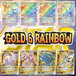 KARTU POKEMON TCG HOLOGRAM SPECIAL V STAR (RAINBOW)