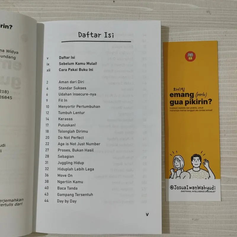 Buku Emang Perlu Gua Pikirin - Josua Iwan wahyudi 2