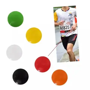 Klip kancing nomor dada lari - Running Button BIB Holder magnet - la Jogging