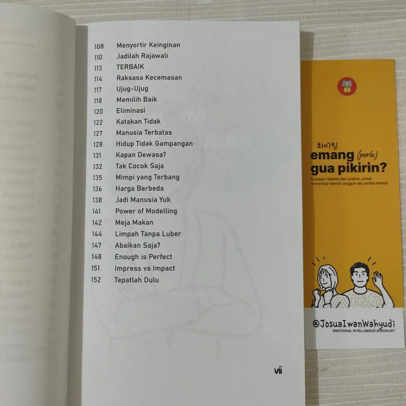 Buku Emang Perlu Gua Pikirin - Josua Iwan wahyudi 4