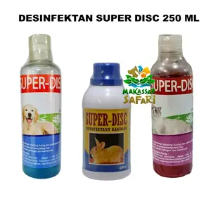 Super Disc 250ml Disinfektan Pembersih Kandang Hewan Penghilang Bau