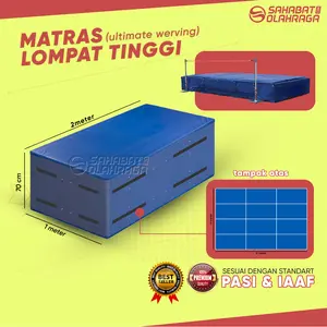 Matras Lompat Tinggi Pro Ultimate, Matras Sekolah (6mtr x 4mtr x 70cm)
