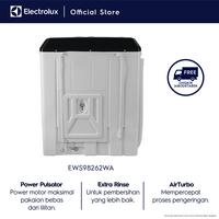 Gambar Electrolux Mesin Cuci Twin Tub 8kg - Power Pulsator - Extra Rinse - AirTurbo - EWS98262WA dari Electrolux Official Indonesia Kota Administrasi Jakarta Utara 3 Tokopedia