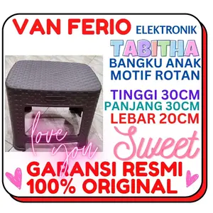 TABITHA BANGKU ANAK / KURSI PENDEK / JOJODOG / JOJODOK MOTIF ROTAN