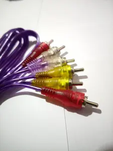 KABEL RCA FLECO 3 KE 3 AUDIO VIDEO - DVD KE TV - TEBAL PANJANG