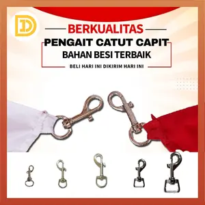 Kaitan Bendera Pengait Cantolan Tali Tuntun Hewan Kait Tas Capitan