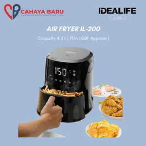 IDEALIFE AIR FRYER 4L IL-200