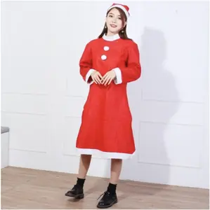 Baju kostum cosplay santa dress sinterclaus clause sinterklas dewasa