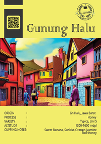 Gambar Kopi Arabica Gunung Halu Honey 200gr V60, Aeropress, Manual Brew dari Kerta Koffie Roastery Kab. Karawang 1 Tokopedia