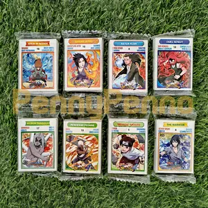 Mainan Kartu Kwartet Jumbo Model Naruto / Pokemon 1 Pack isi 32 Kartu