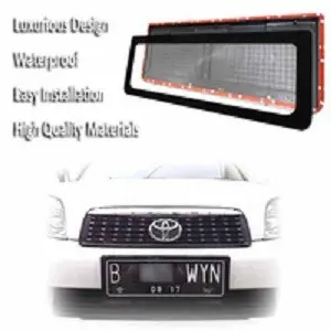 braket dudukan plat nomor mobil bracket kap nomer polisi mika tertutup