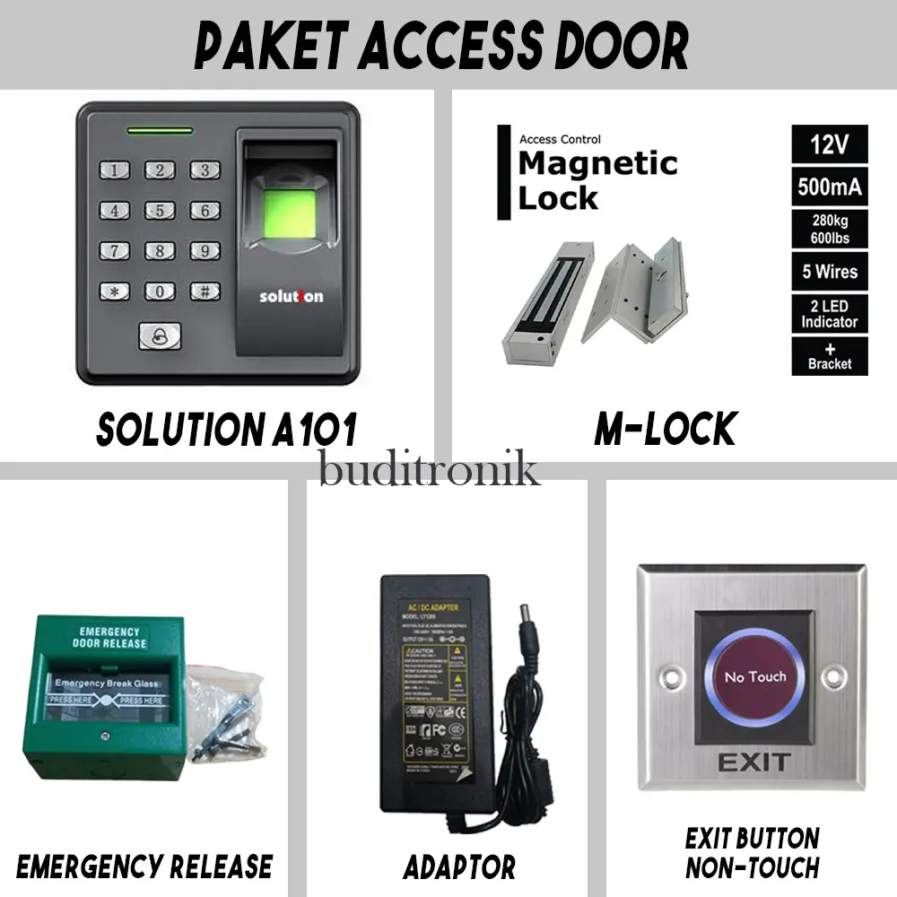 Paket Access Control / Paket Akses Door / Paket Solution A101