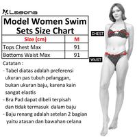 Gambar Lasona Women Swimwear Sexy Bikini Wanita SRS-1150I-L01432 - Black, F dari LasonaIndonesia Kota Administrasi Jakarta Barat 3 Tokopedia