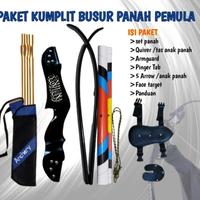 Gambar PAKET KOMPLIT BUSUR PANAH DEWASA dari MiQdad Galery Kota Tasikmalaya 1 Tokopedia