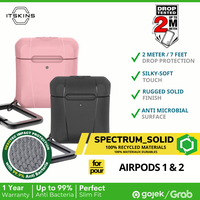 Gambar ITSKINS Case AirPods 1 & 2 SPECTRUM SOLID Shockproof Slim Lightweight Antimicrobial CaseSoft Casing Softcase Premium 100% Original - Pink dari ITSKINS Official Store Kota Administrasi Jakarta Pusat 1 Tokopedia