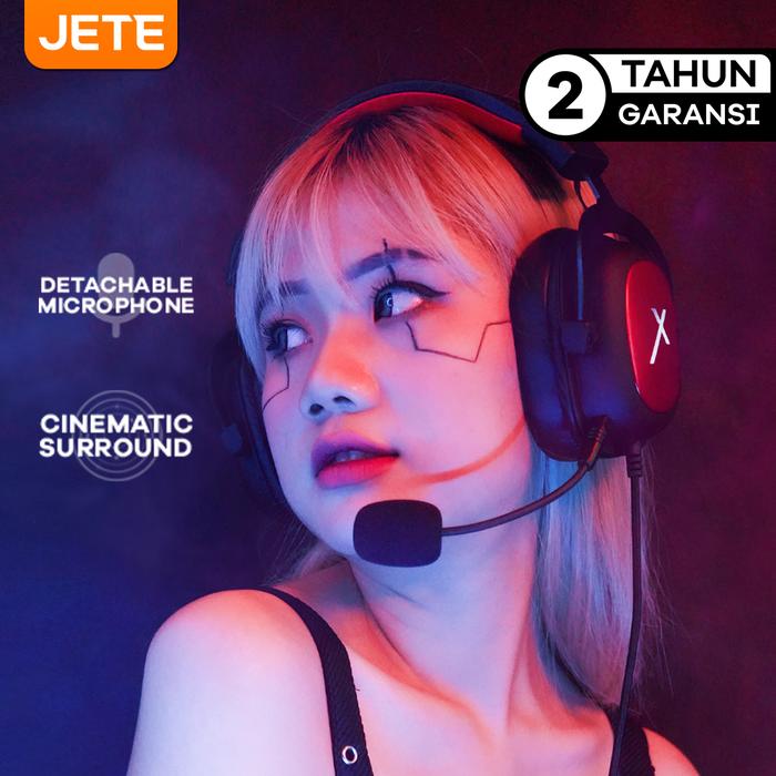 Gambar Headset Gaming I Headphone Gaming Pro JETE X P1 Pro Garansi 2 Tahun - Merah dari Fenix Gadget Kota Administrasi Jakarta Pusat Tokopedia