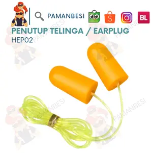 EARMUFF EAR PLUG MUFF FOAM PENUTUP LUBANG TELINGA EARSOFT INGCO HEP02