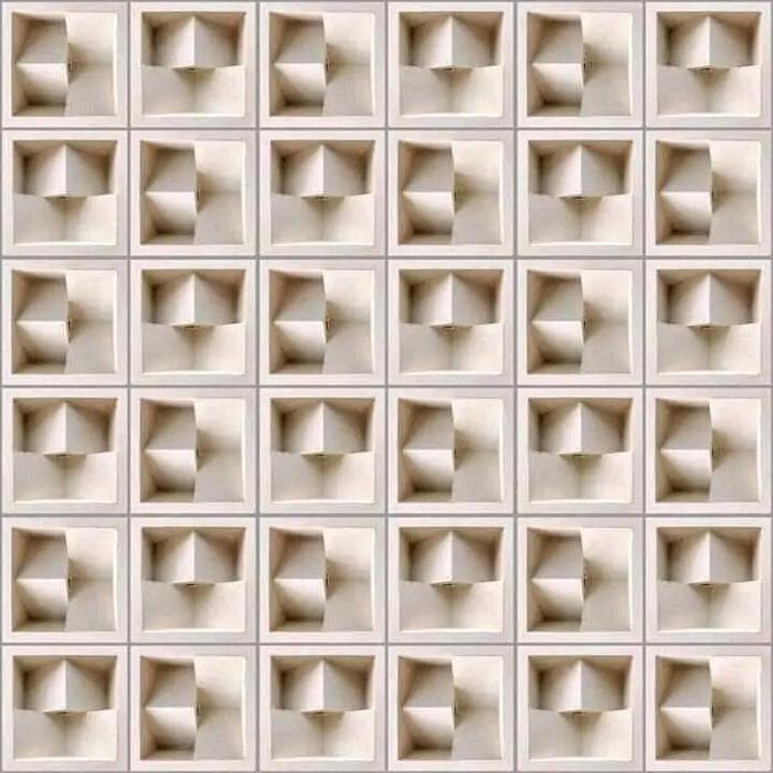 Jual roster beton minimalis, roster minimalis, roster motif m - Putih ...