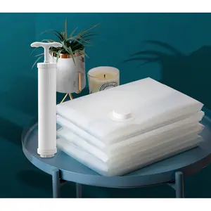 TaffPACK Kantong Plastik Vakum Pakaian Multisize 10 PCS Hand Pump