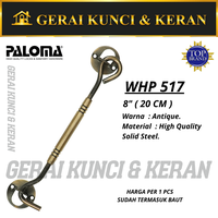 Gambar PALOMA WHP 517 STEEL 8" Window Hook Hak Angin Penahan Jendela ANTIK dari Gerai Kunci dan Keran Kota Semarang 1 Tokopedia