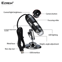Gambar Ezren EZ-0234 USB Digital Microscope 50-1000X Zoom Support Handphone dari House Sparepart Kab. Tangerang 3 Tokopedia